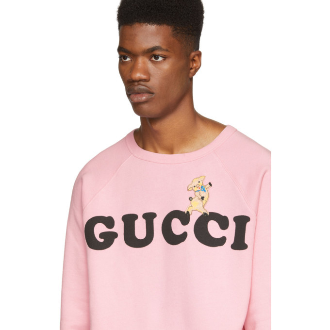 Gucci Pink Logo Sweatshirt Gucci