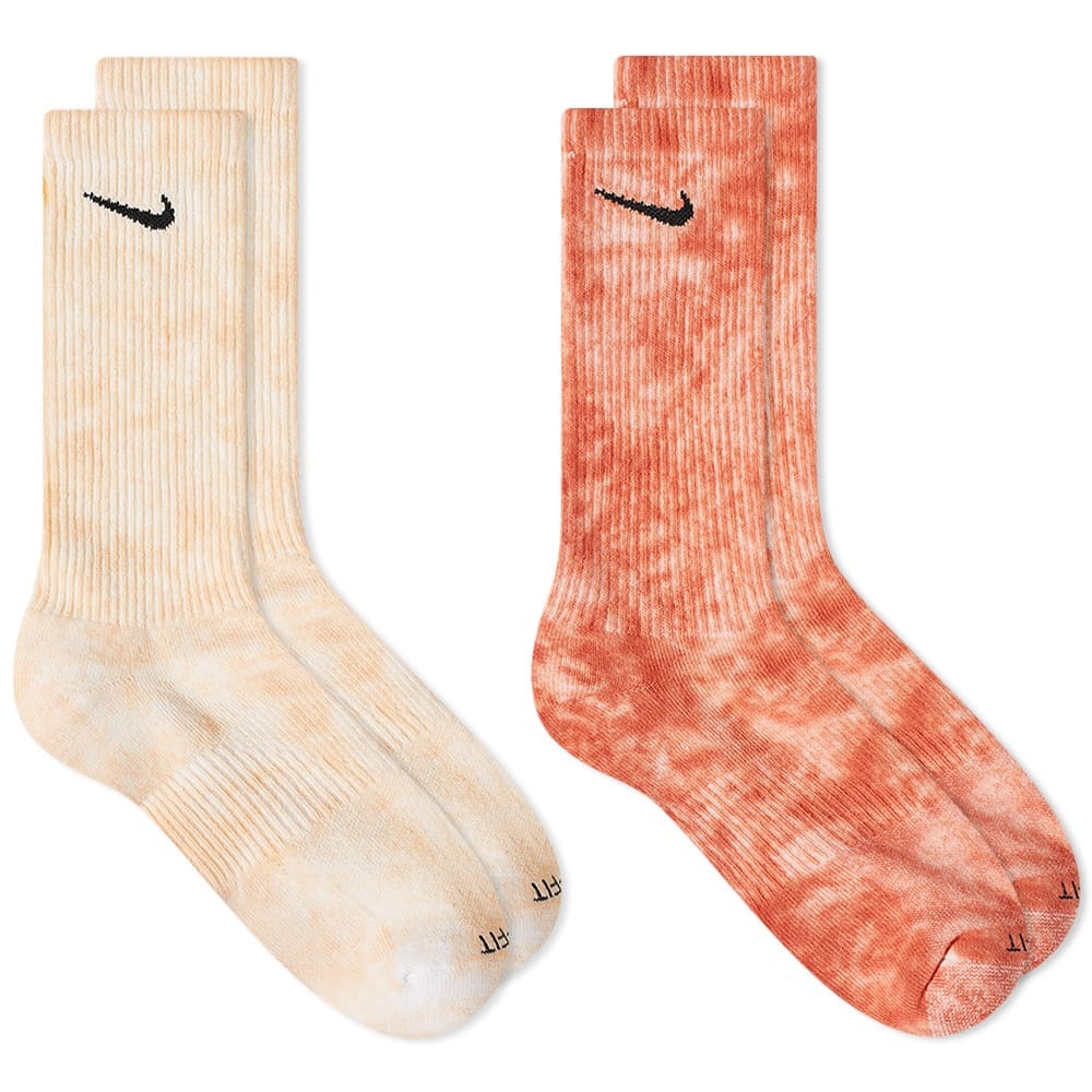 Nike Men's Tie-dye Sock - 2 Pack in Multi Nike
