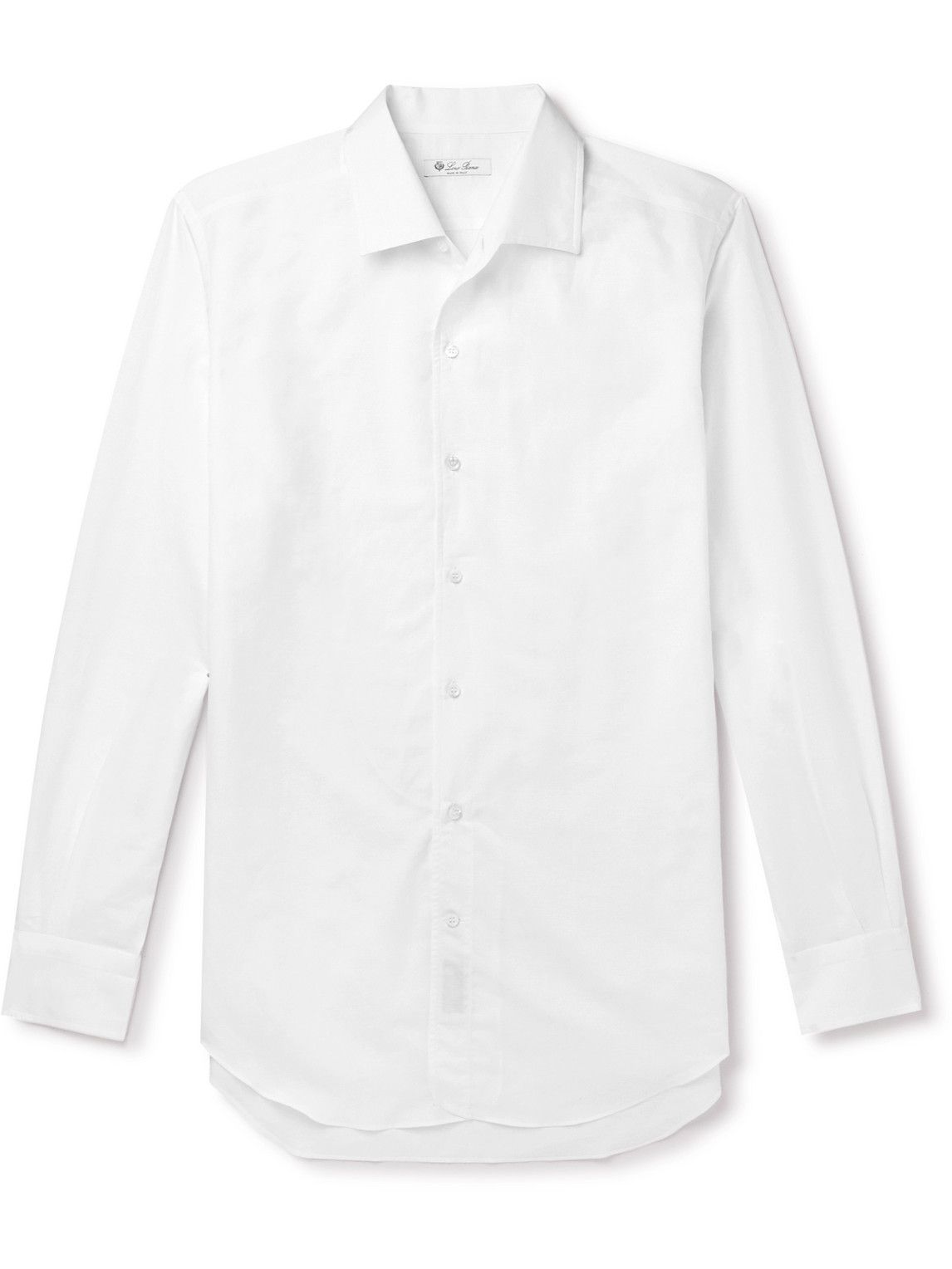 Loro Piana - Linen and Cotton-Blend Shirt - White Loro Piana
