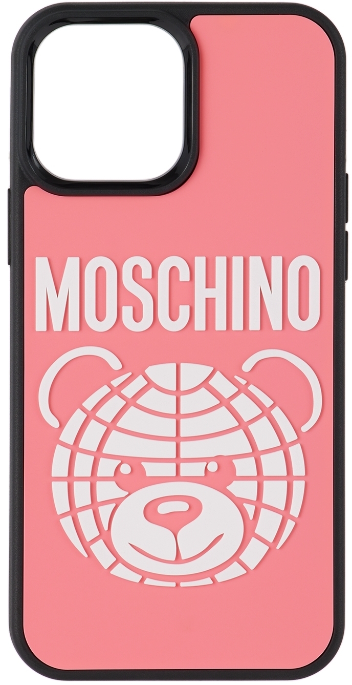 Moschino Pink Teddy iPhone 13 Pro Max Case Moschino