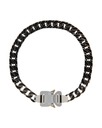1017 Alyx 9sm Ceramic Buckle Chain Necklace Black