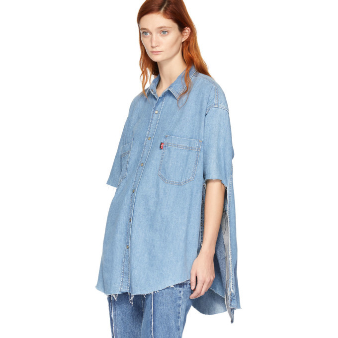 levis oversized denim shirt