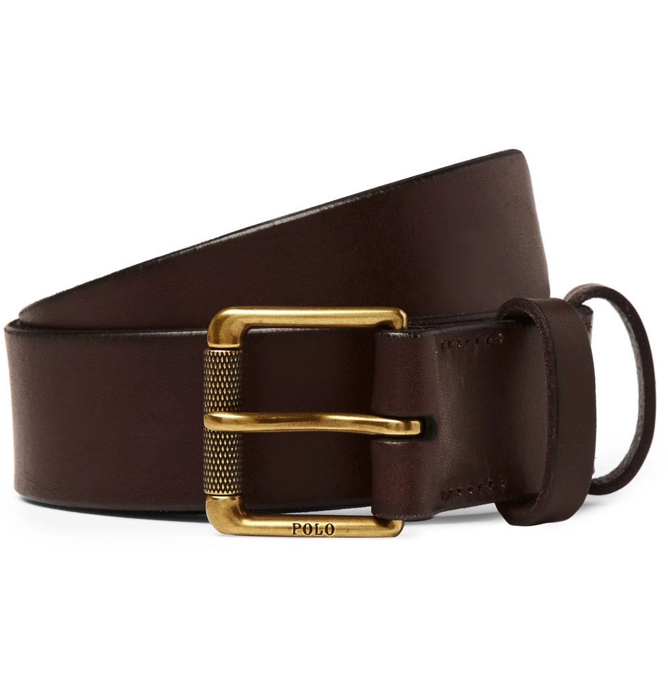 Polo Ralph Lauren - 3cm Dark-Brown Leather Belt - Men - Brown Polo Ralph  Lauren