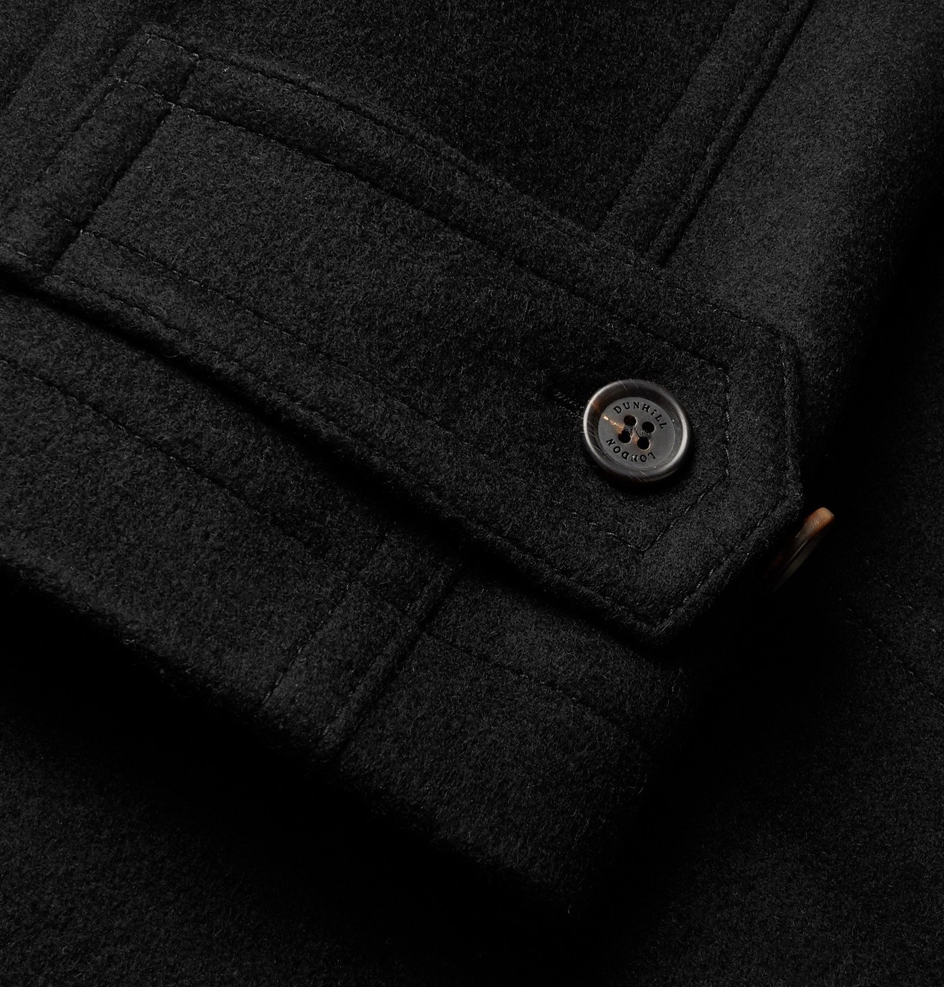Double-Breasted Wool and Cashmere-Blend 