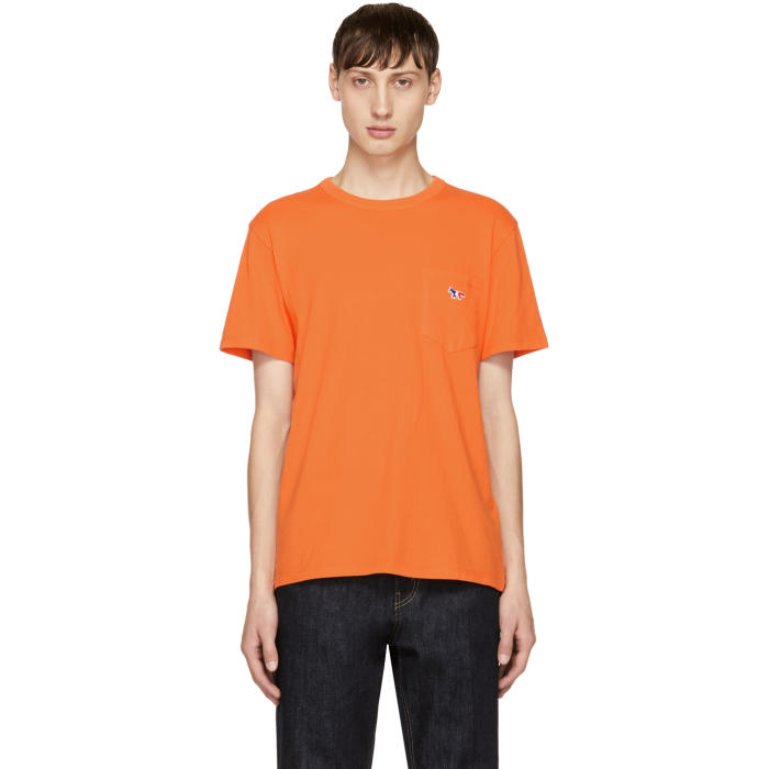 SSENSE Exclusive Orange Tricolor Fox 