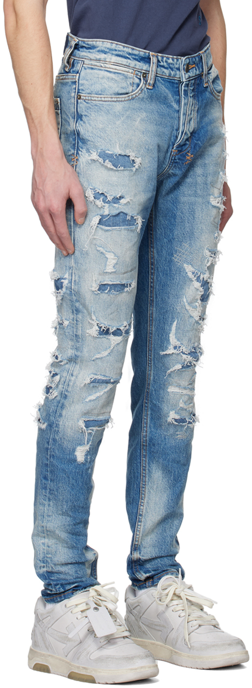 Ksubi Blue Van Winkle Tektonik Dialled Jeans Ksubi