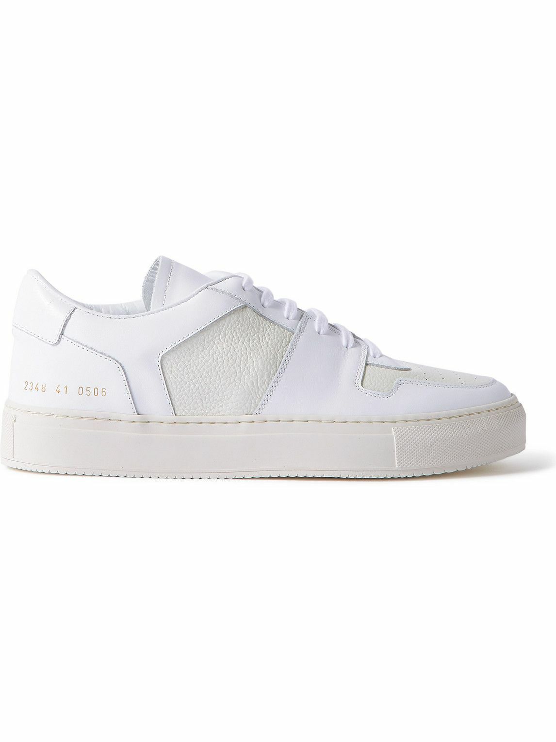 Common Projects - Decades Leather Sneakers - White Common Projects