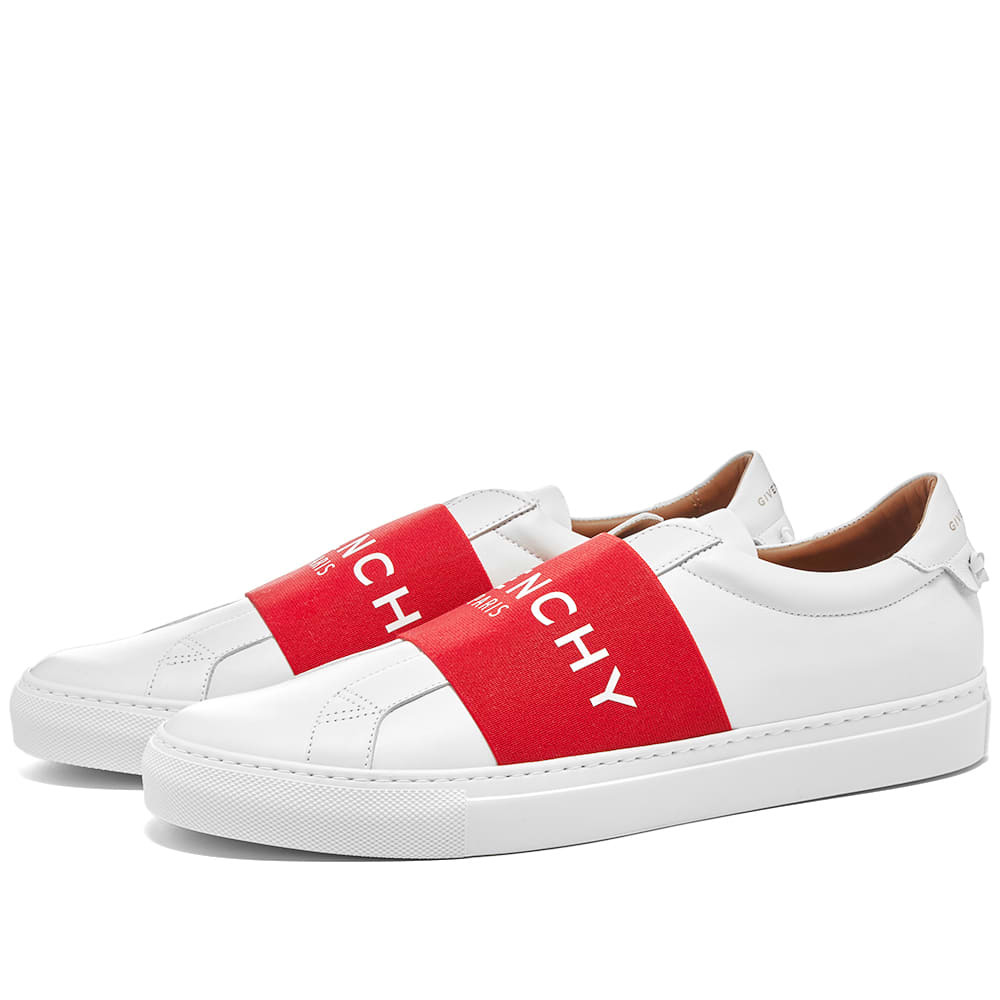 Low Elastic Sneaker White \u0026 Red Givenchy