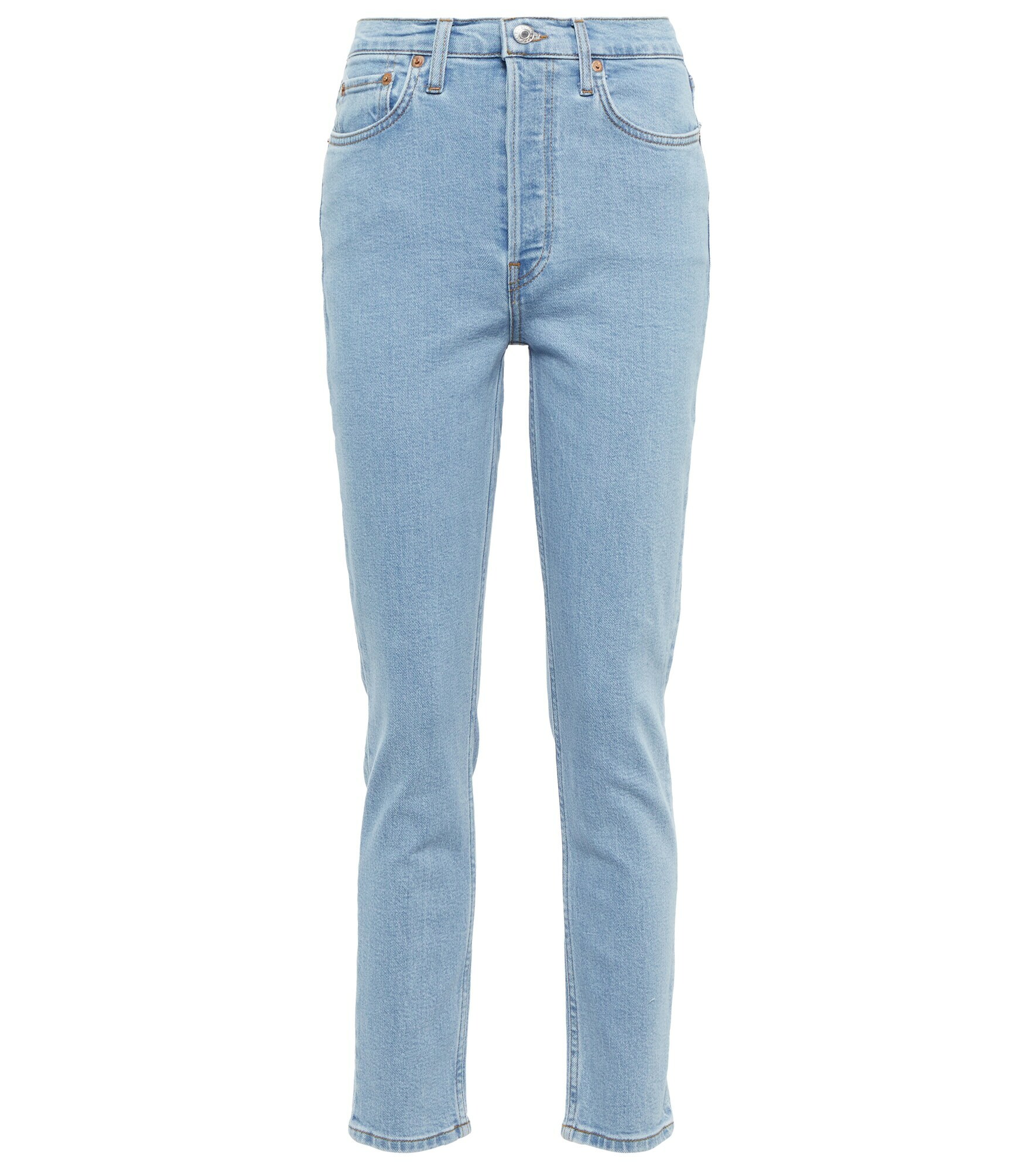 Re/Done - 90s high-rise cropped skinny jeans Re/Done