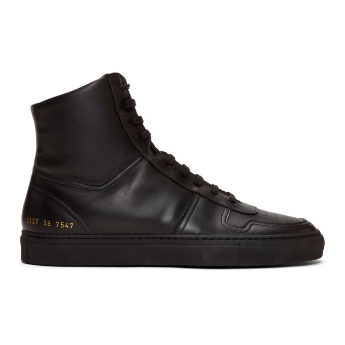 Common Projects Black BBall High 