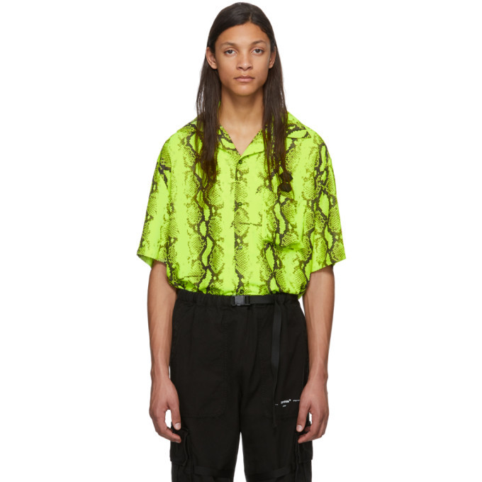 off white snake print shirt