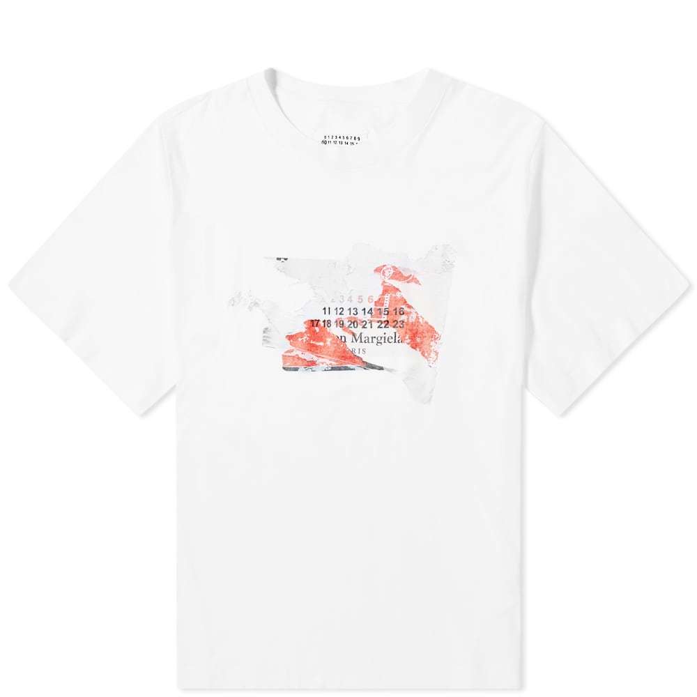 Print Tee White Maison Margiela