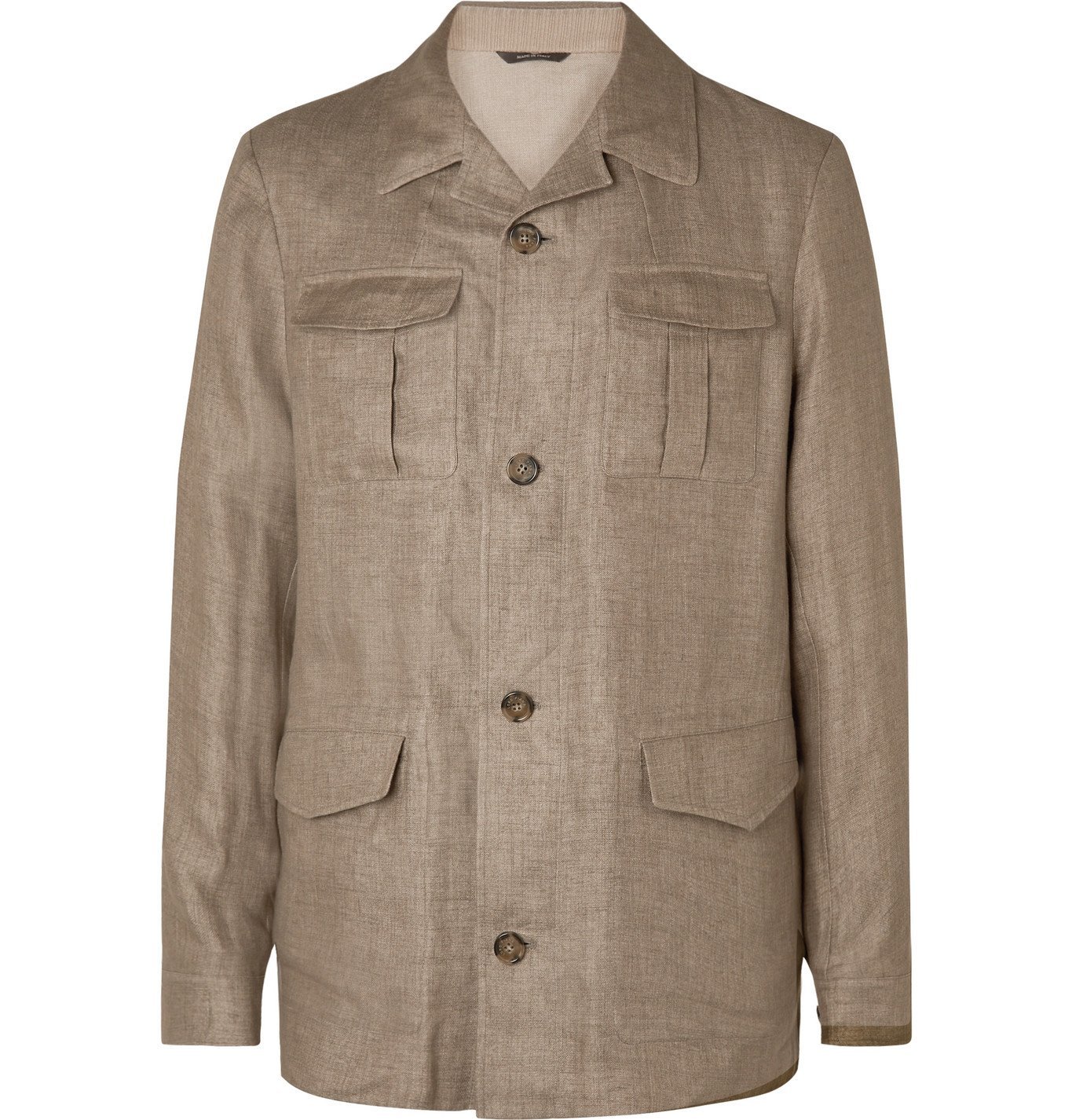 Loro Piana - Linen-Blend Field Jacket - Neutrals Loro Piana