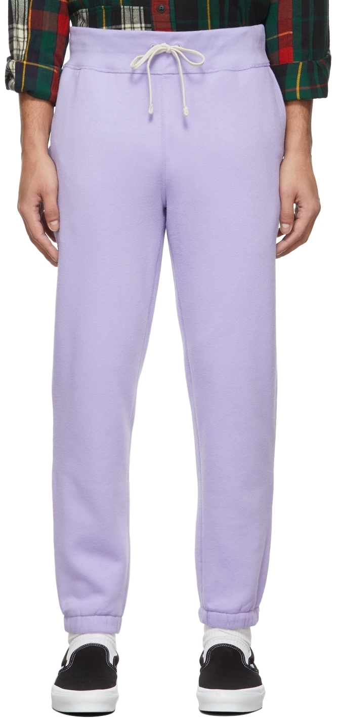 Polo Ralph Lauren Purple Fleece Sweatpants Polo Ralph Lauren