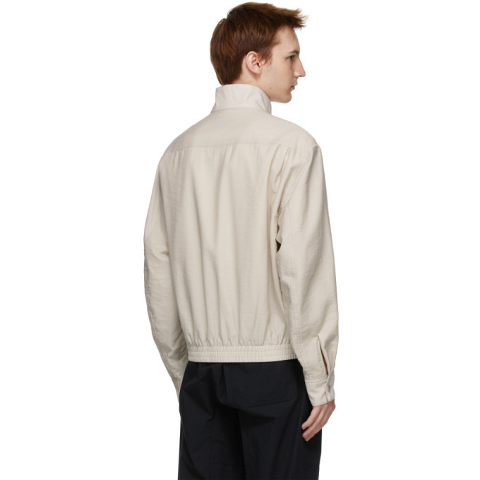 Lemaire Grey Light Wool Glazed Jacket Lemaire