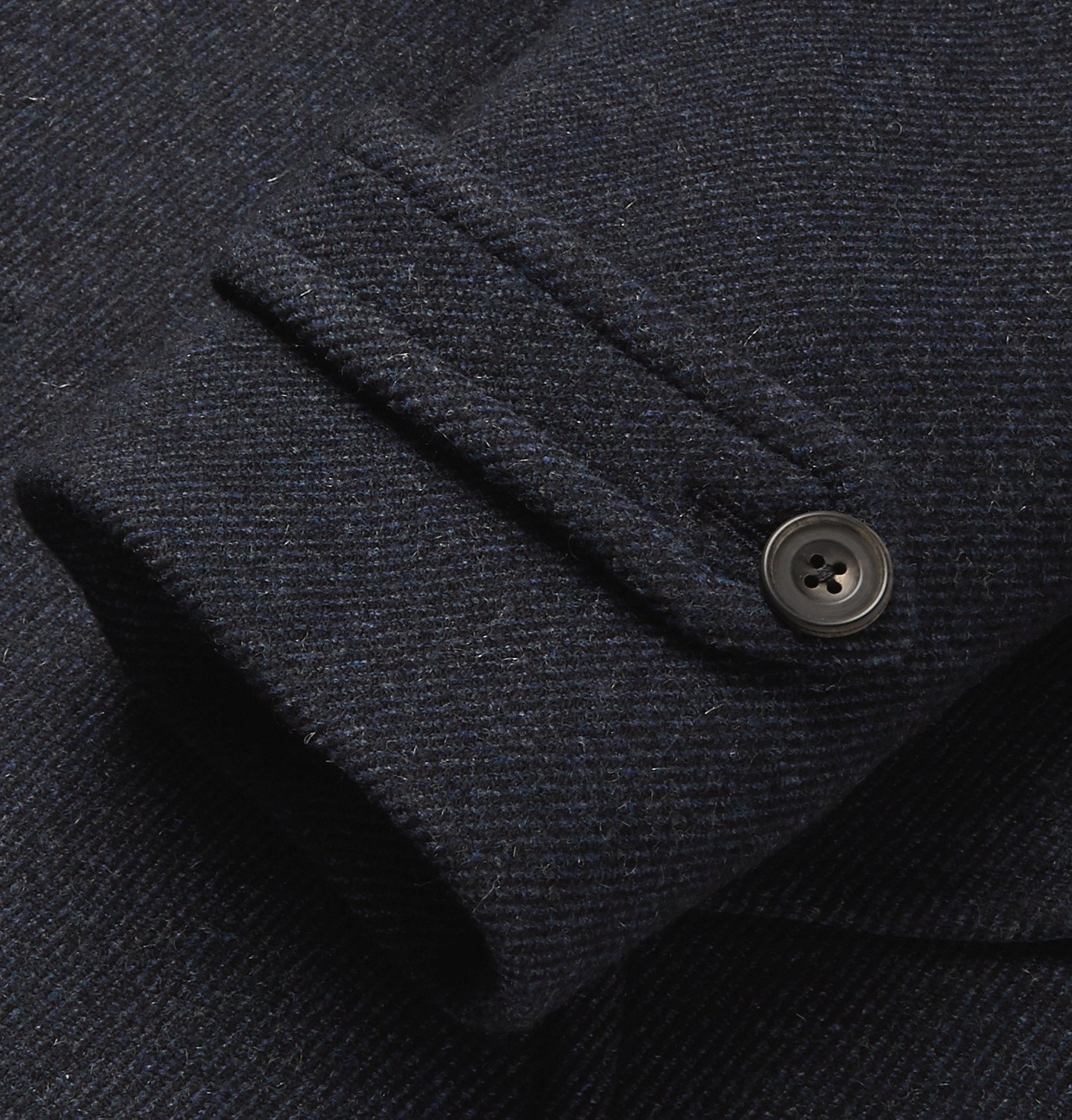 Rubinacci - Double-Breasted Virgin Wool-Blend Peacoat - Blue Rubinacci