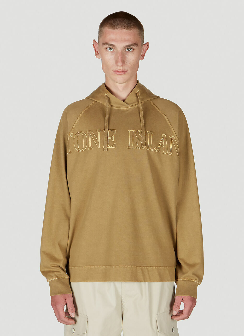 名作 STONE ISLAND ダストカラースウェット XL グレー