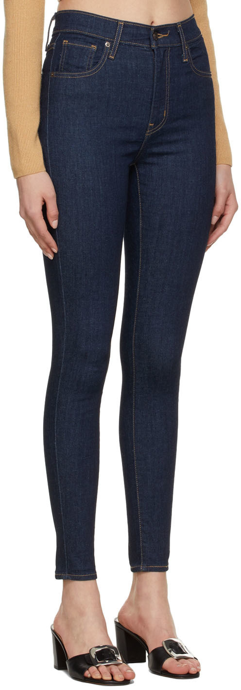Levi's Indigo Mile High Super Skinny Jeans