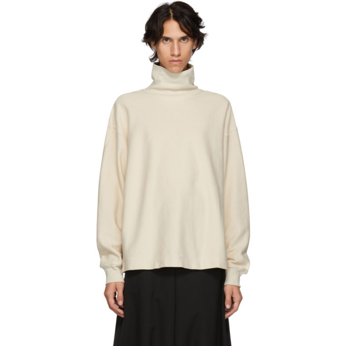 Lemaire Beige Cotton Turtleneck Lemaire