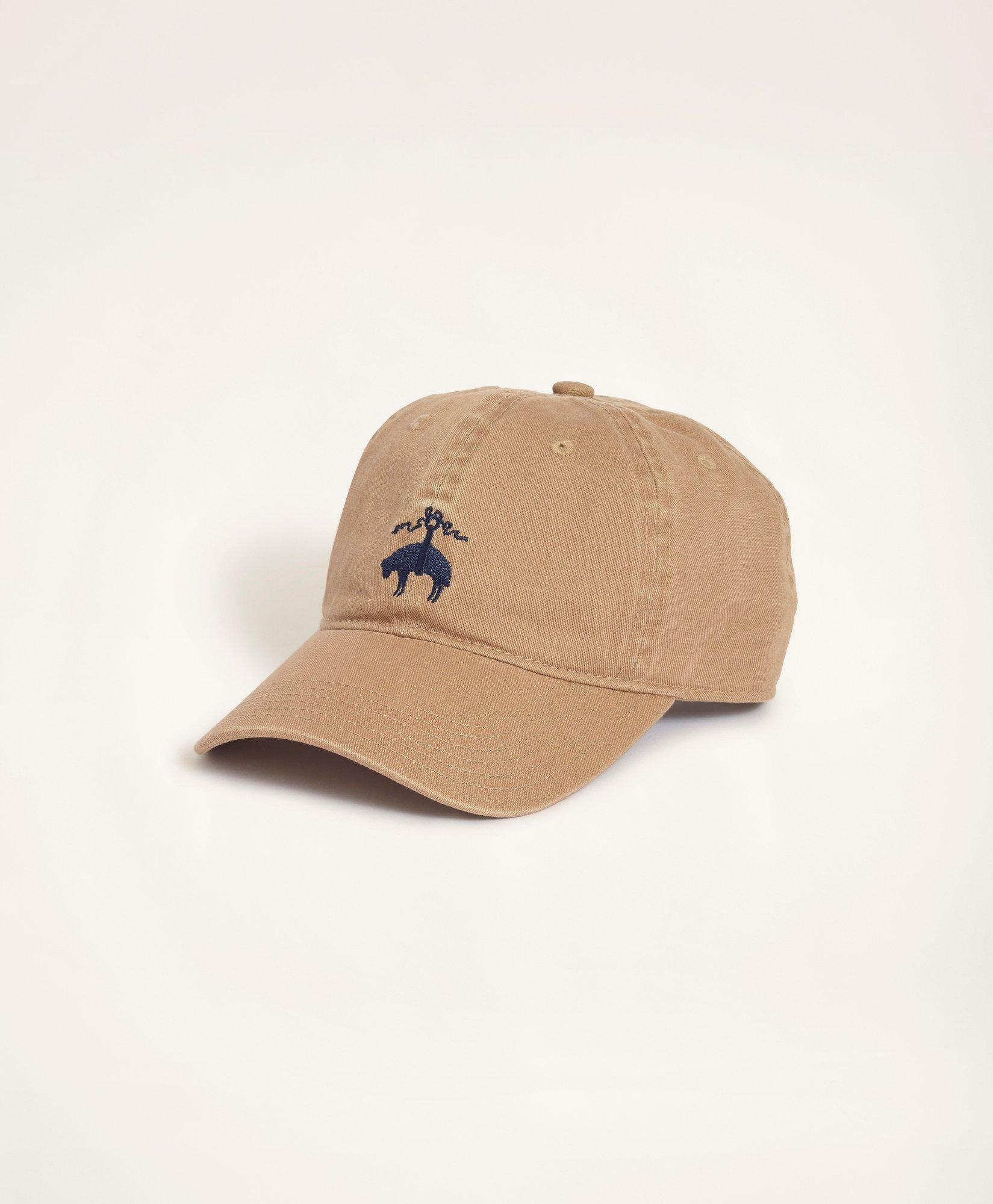 Photo: Brooks Brothers Men's Cotton Logo Baseball Hat | Khaki