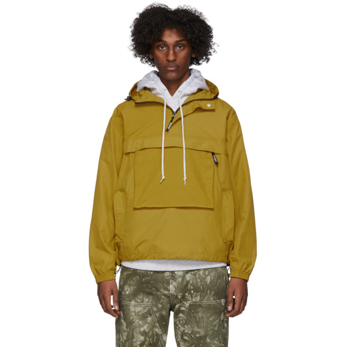 Stussy Yellow Packable Anorak Jacket Stussy