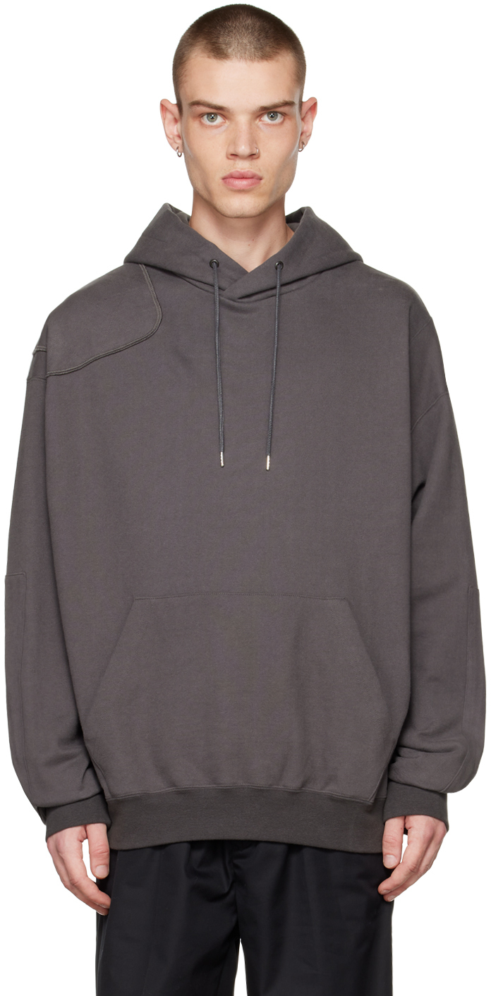 meanswhile Gray Pad Hoodie