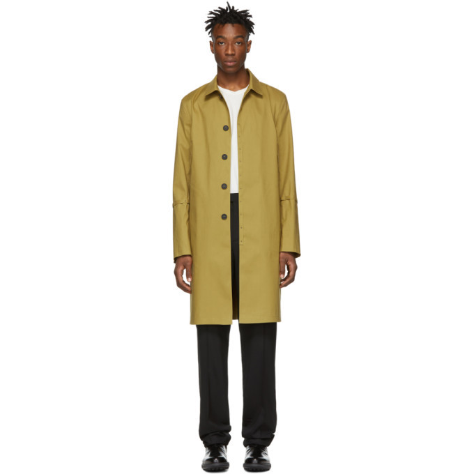 Mackintosh 0004 Yellow Bonded Autumn Coat Mackintosh