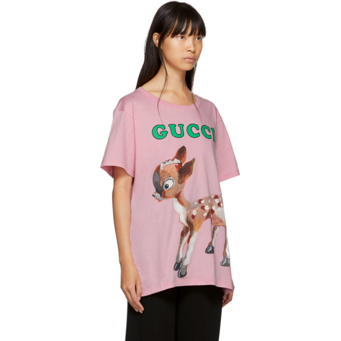 Gucci Pink Bambi T-Shirt Gucci