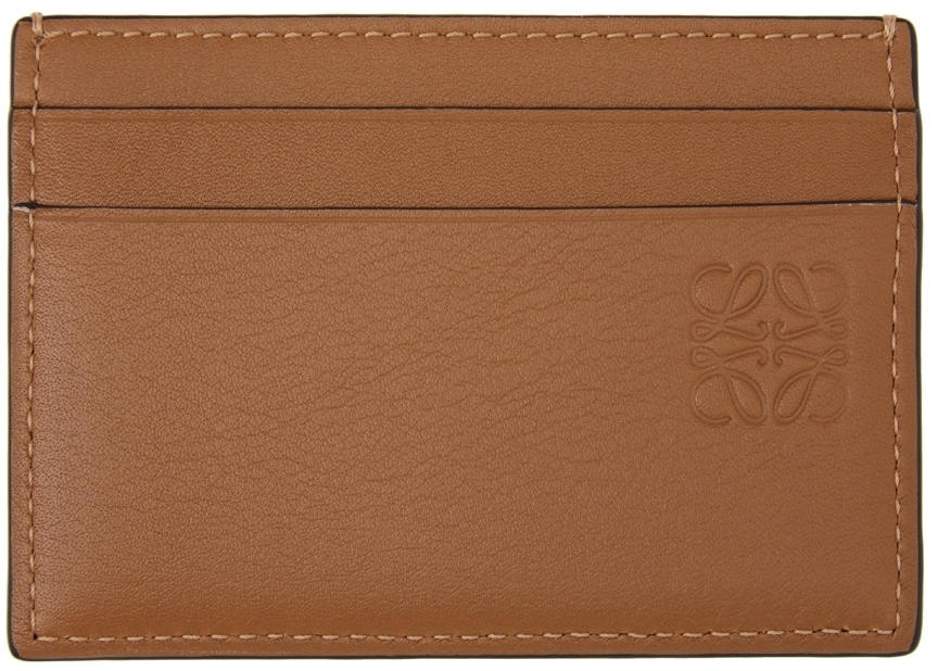 Loewe Tan Words Card Holder Loewe