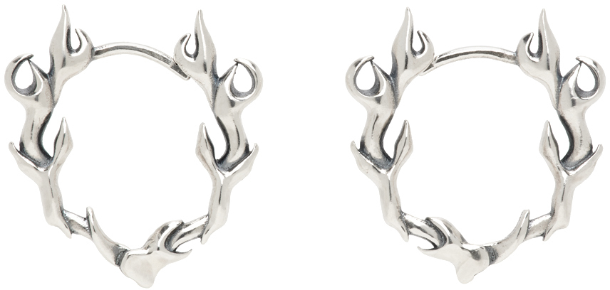 Photo: KUSIKOHC Silver Flame Earrings
