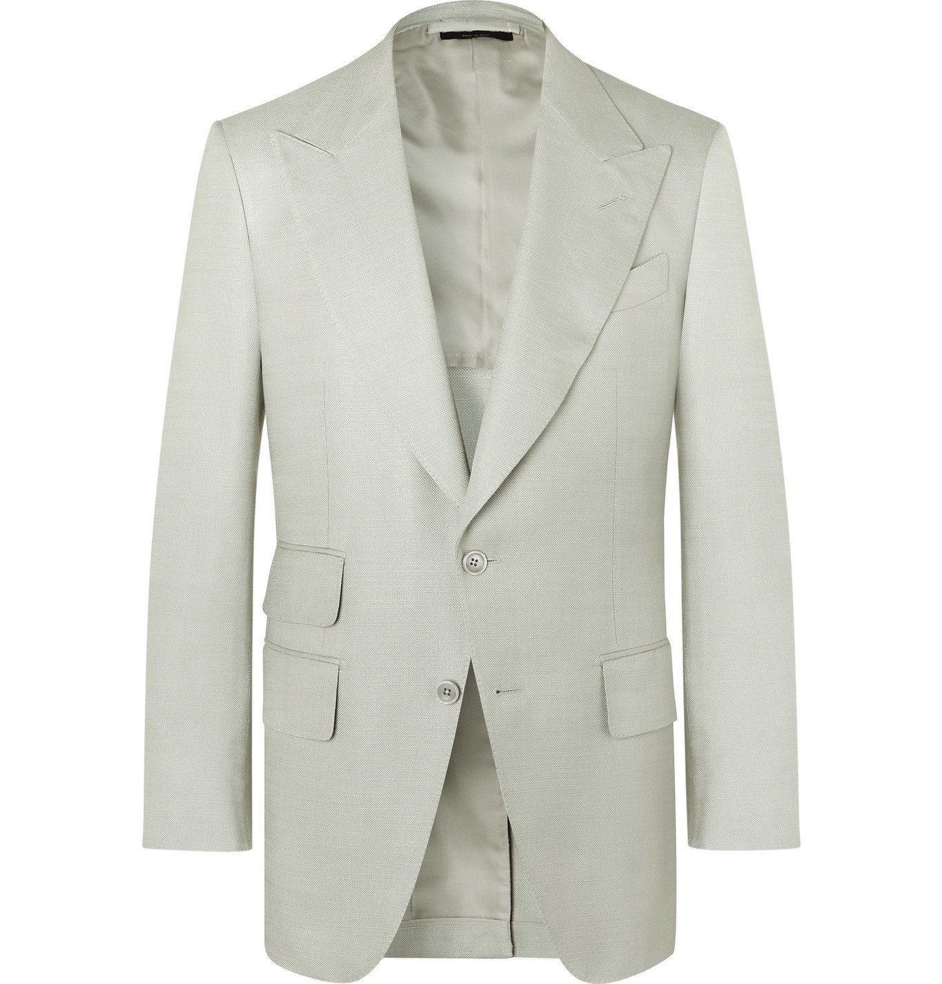 TOM FORD - Atticus Slim-Fit Silk Suit Jacket - Gray TOM FORD