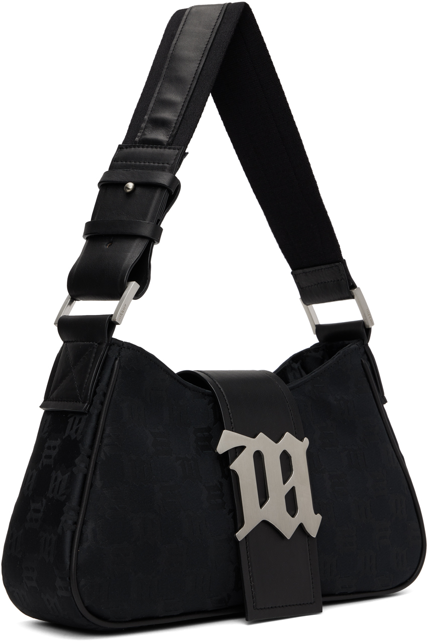 MISBHV Black Monogram Shoulder Bag MISBHV