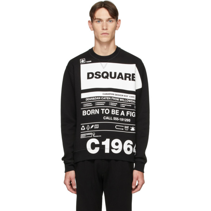 dsquared2 graphic sweatshirt