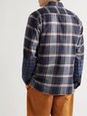 Oliver Spencer - Avery Checked Cotton-Flannel Overshirt - Blue