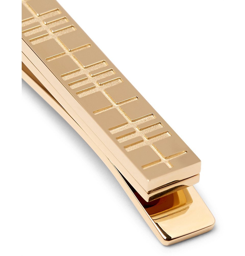 Burberry - Gold-Tone Tie Clip - Men - Gold Burberry