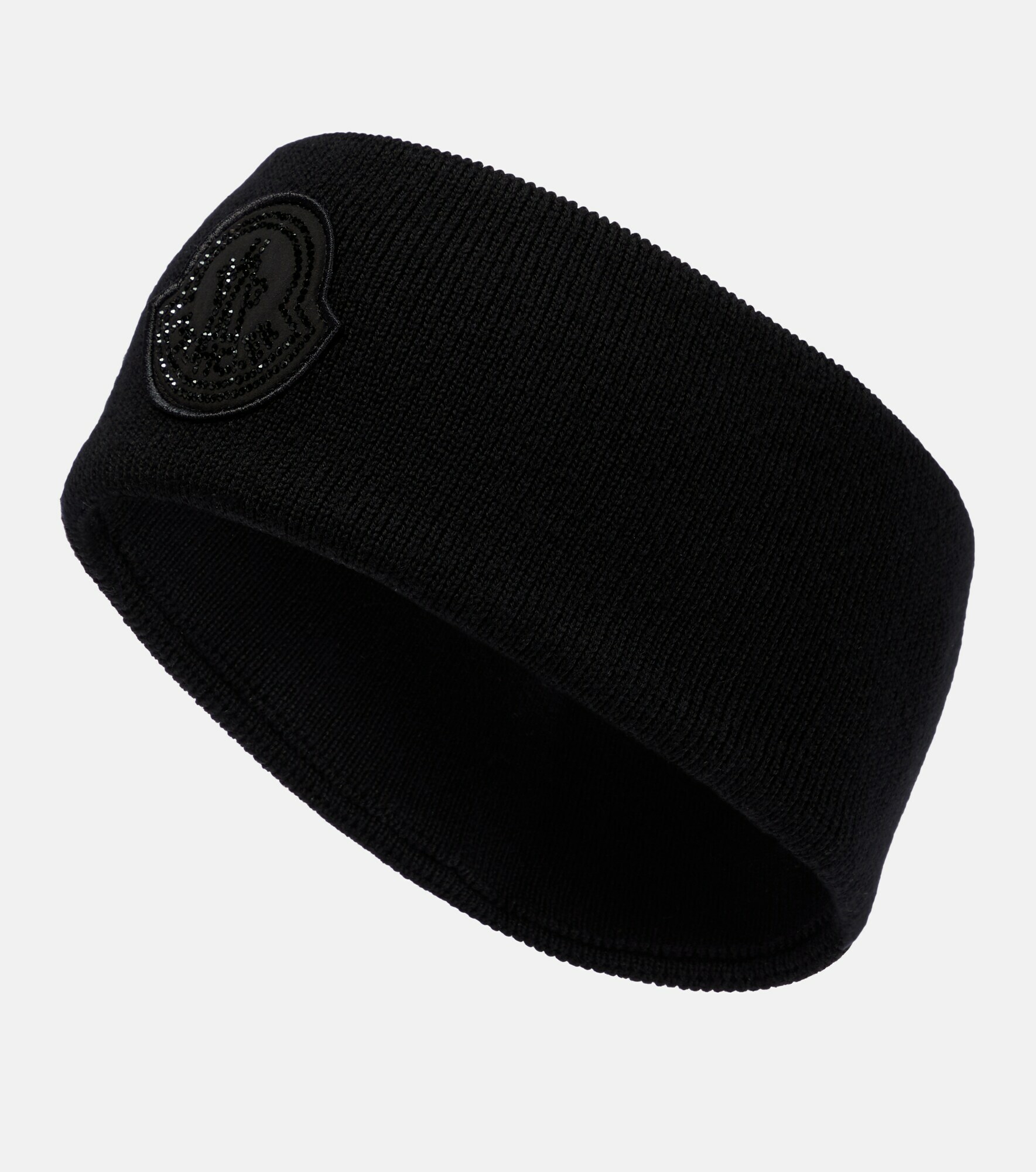 Moncler - Embellished virgin wool headband Moncler