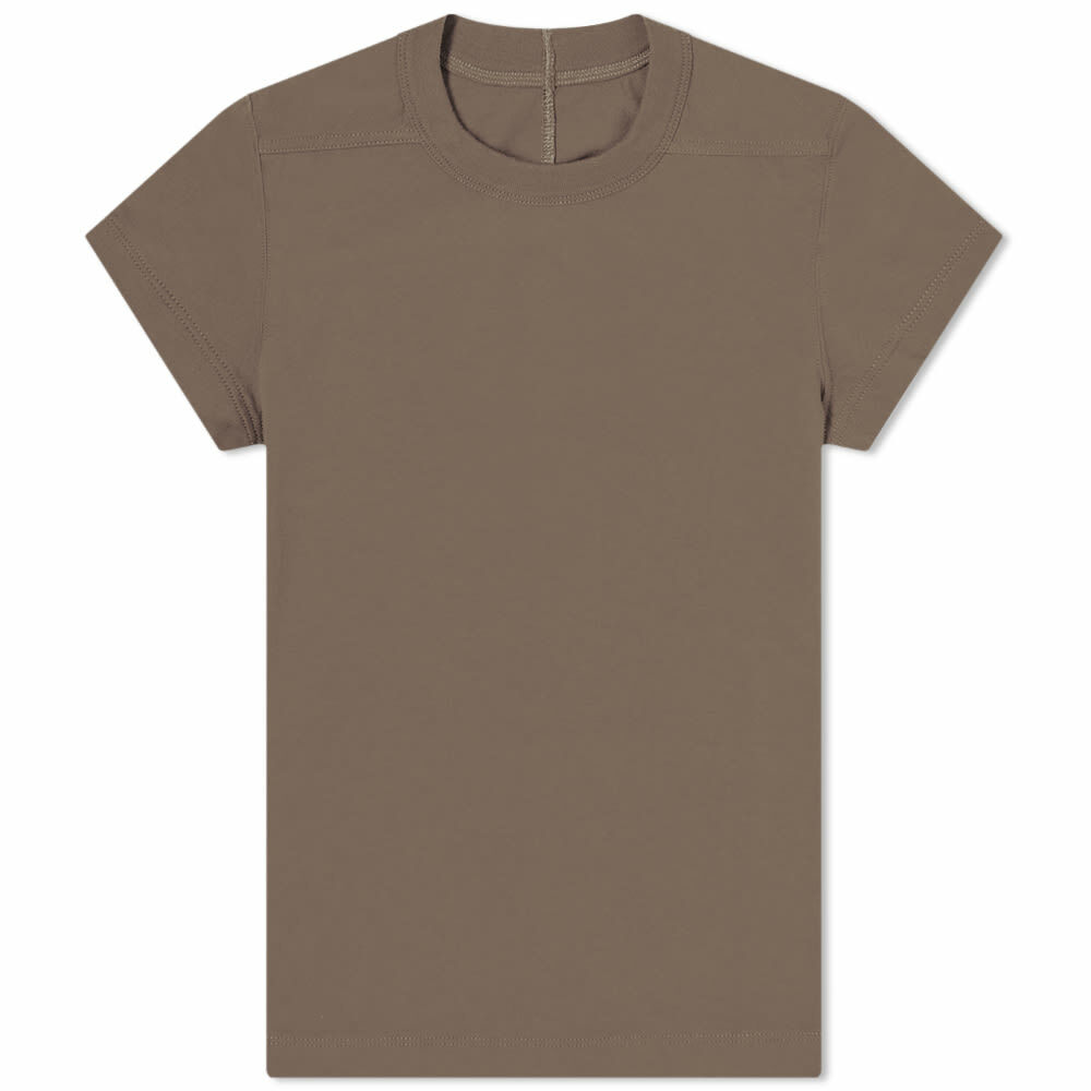 Photo: Rick Owens Women's Cropped Level T-Shirt in Dust