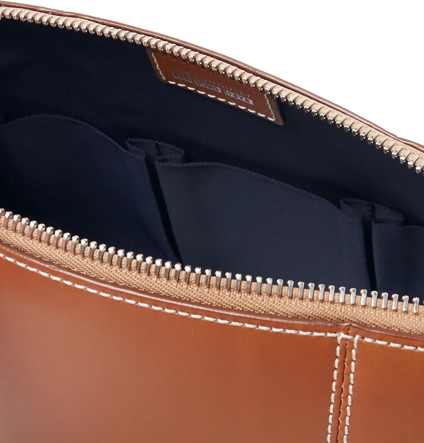 Connolly - Leather Wash Bag - Brown Connolly