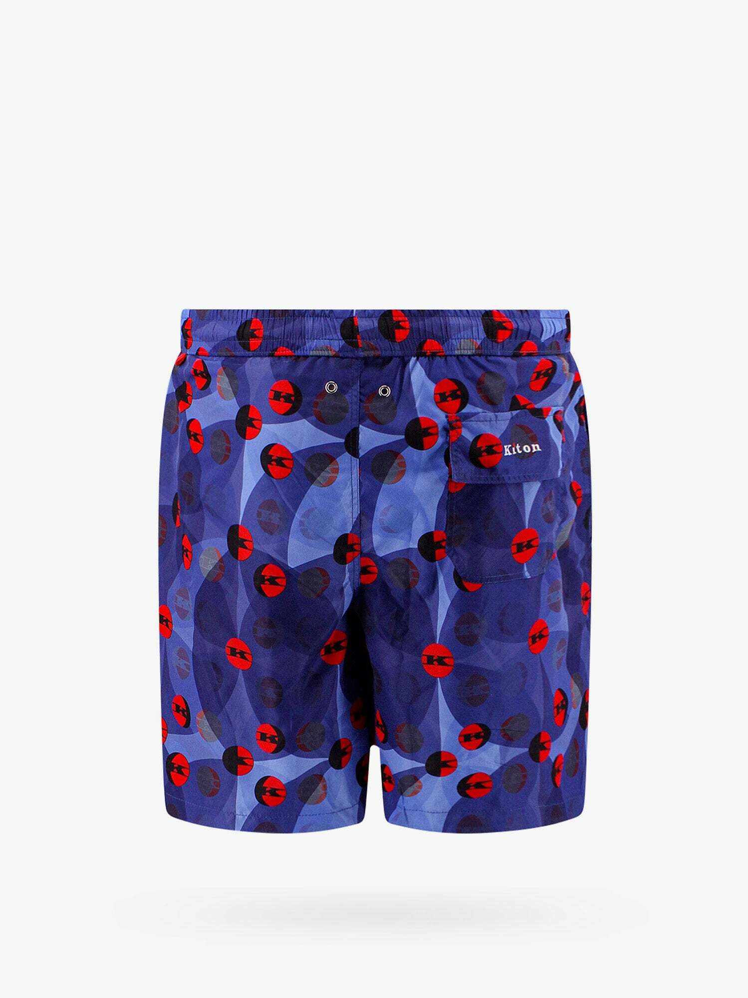 Kiton Ciro Paone Swim Trunks Blue Mens Kiton