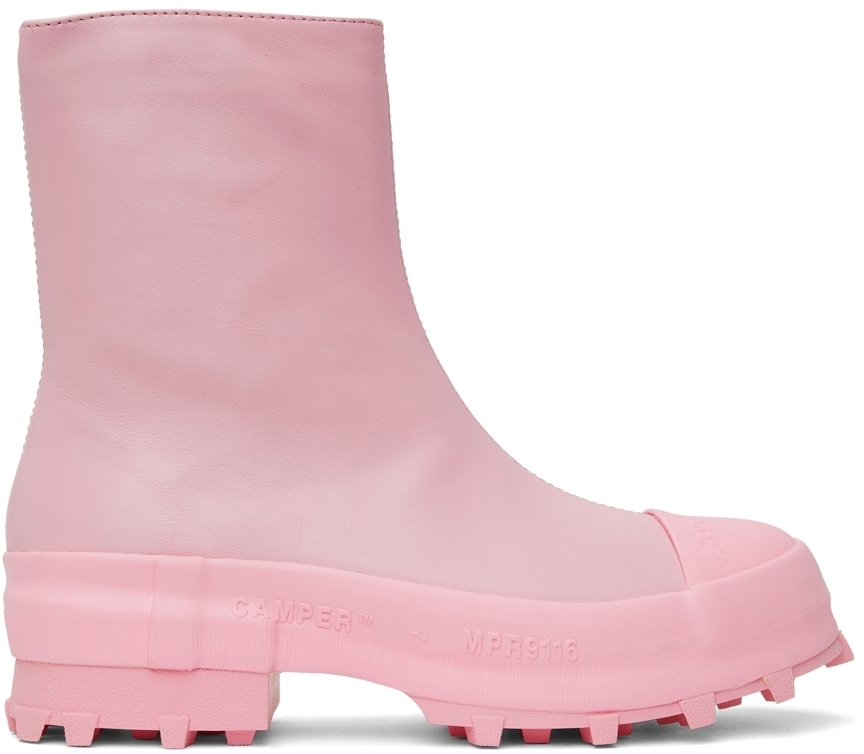 CamperLab Pink Traktori Boots CamperLab