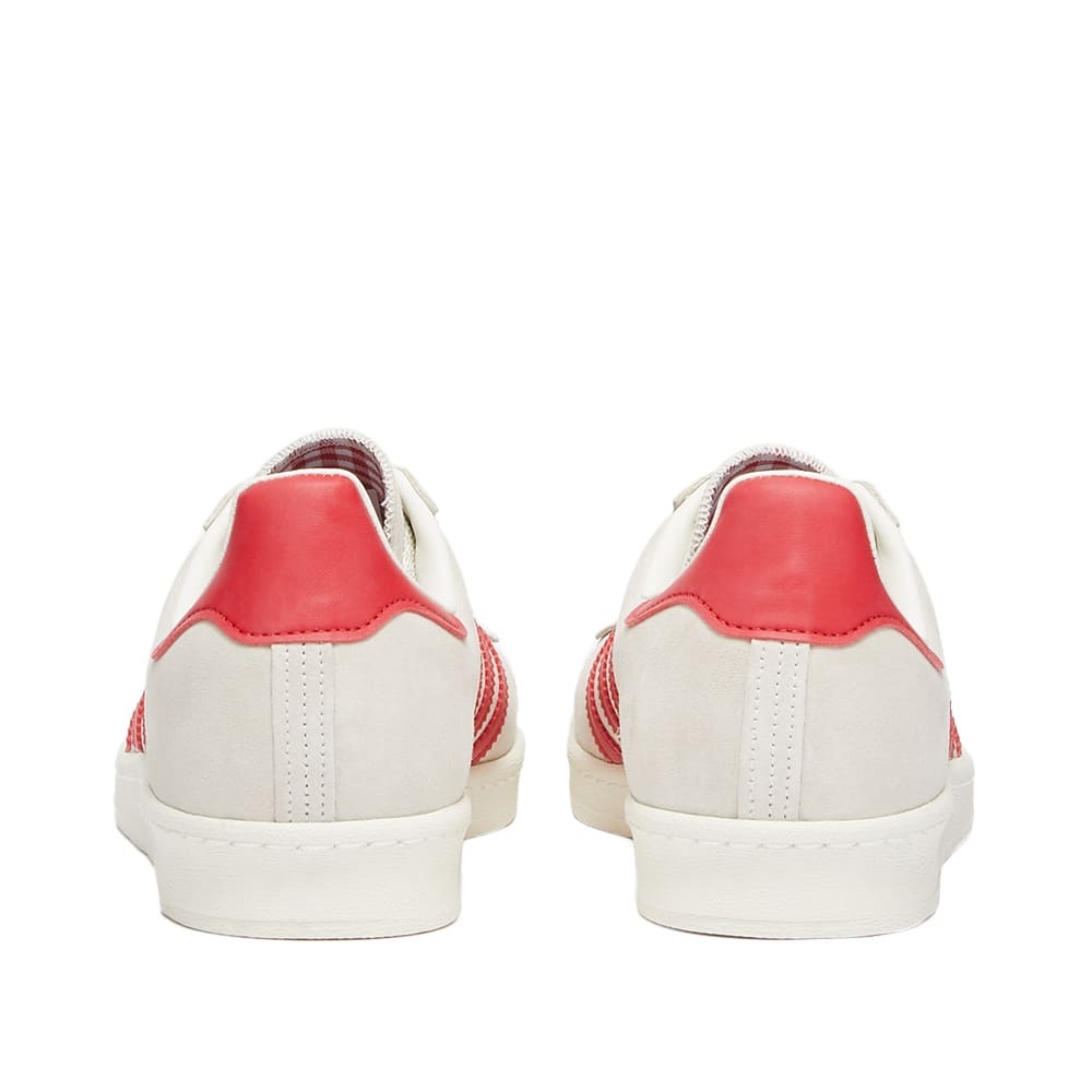 Adidas Men's Campus 80S 'Greasy Spoon' Sneakers in White/Red/Pantone adidas