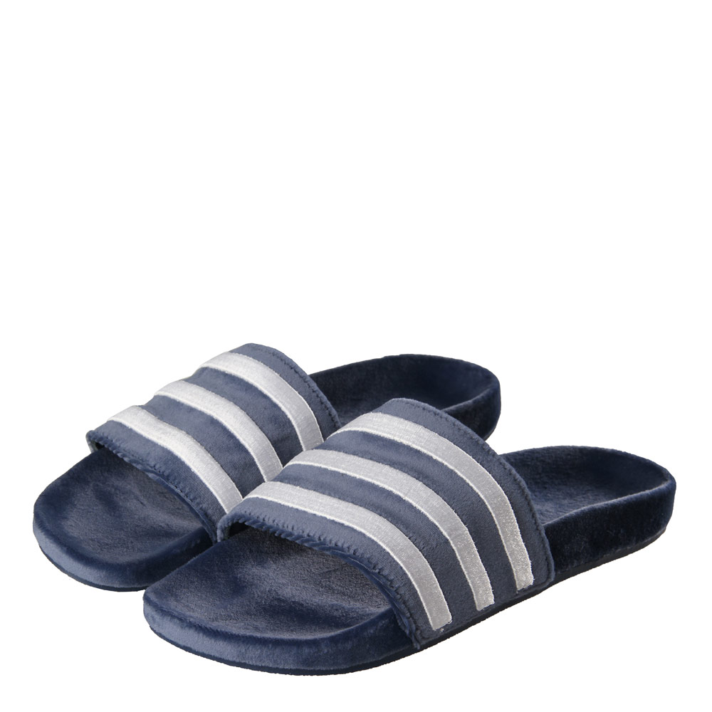 adilette blue slides