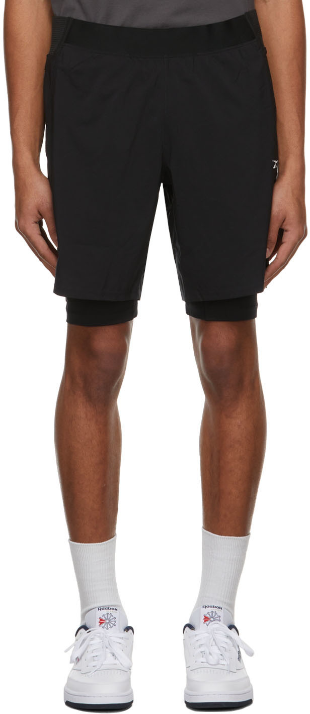 Reebok Classics Black 2-in-1 Epic Shorts Reebok Classics