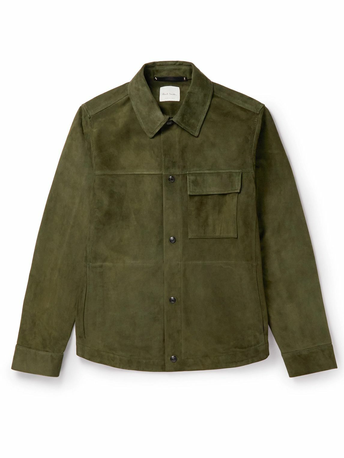Paul Smith - Suede Shirt Jacket - Green Paul Smith