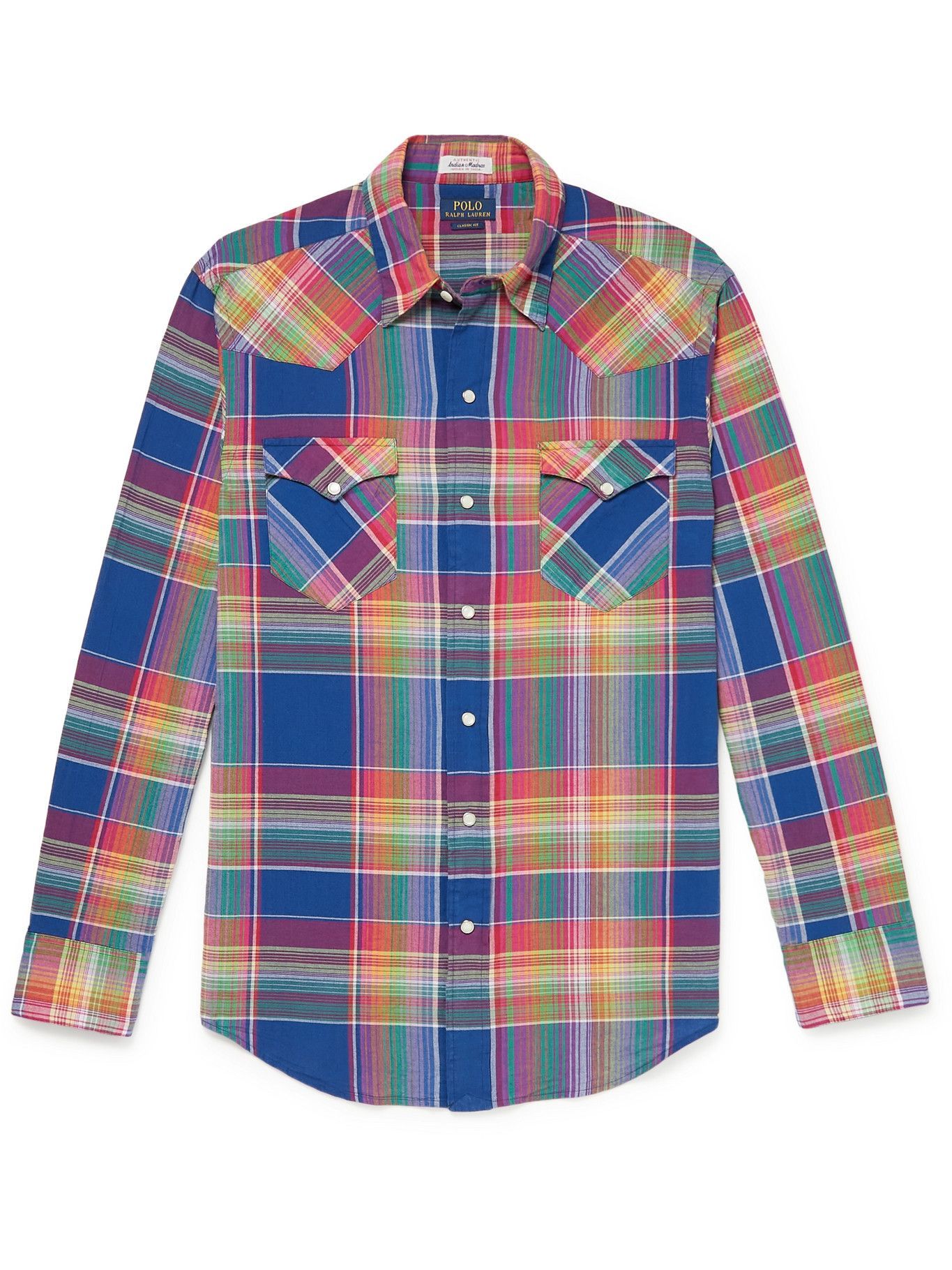 POLO RALPH LAUREN - Checked Cotton Shirt - Multi Polo Ralph Lauren