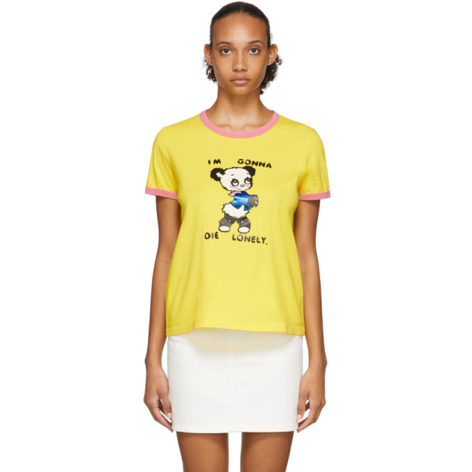 Marc Jacobs Yellow Magda Archer Edition The Collaboration T-Shirt