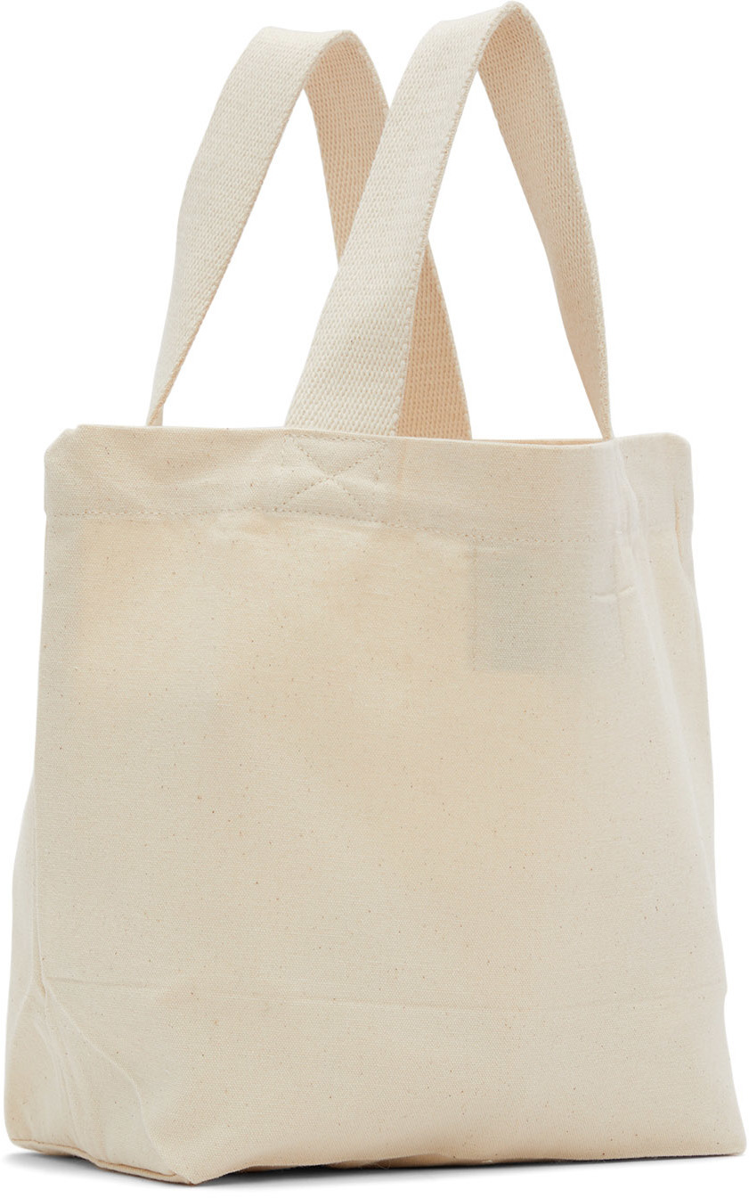 Maison Kitsuné Beige Mini Cup Café Kitsuné Tote Maison Kitsune