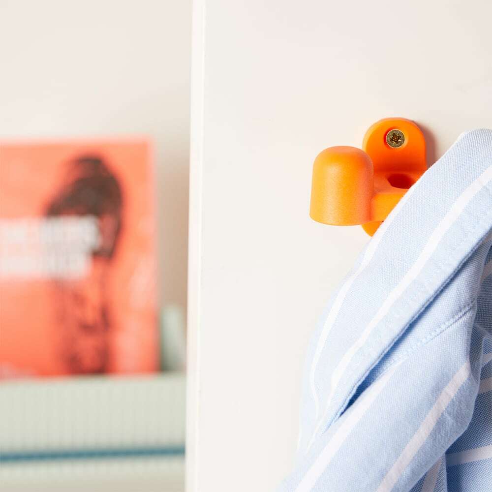 Michael Marriott Ernö Wall Hook in Orange Michael Marriott