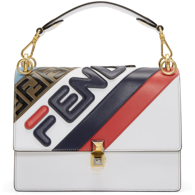 blue and white fendi bag