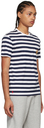 Polo Ralph Lauren White & Navy Cotton T-Shirt